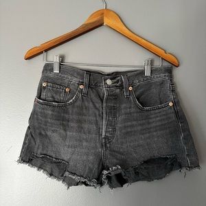Levi’s 501 High Rise Denim Shorts